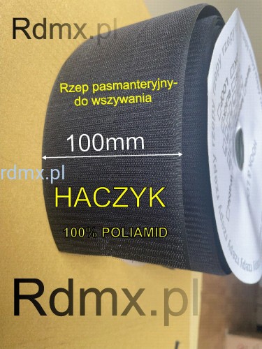 Rzep haczyk pasmanteryjny 100mm