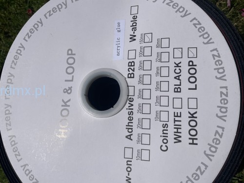 Rzep 150mm pętelka na akrylu